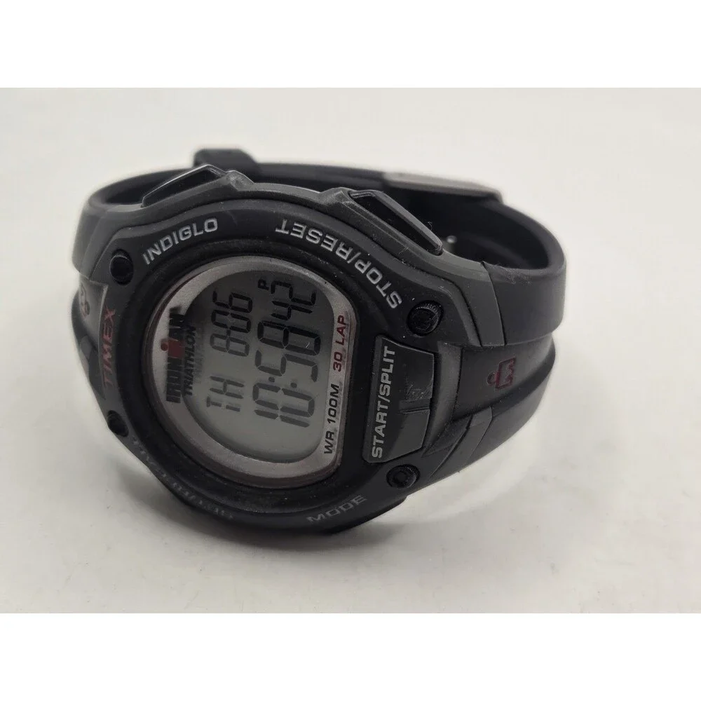 Timex Ironman Classic 30 watch (Model T5K417). 45mm Case. New Battery. Excl. Con